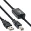 InLine actieve USB naar USB-B kabel - USB2.0 - 10 meter