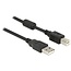 USB naar USB-B kabel - USB2.0 - 1 meter