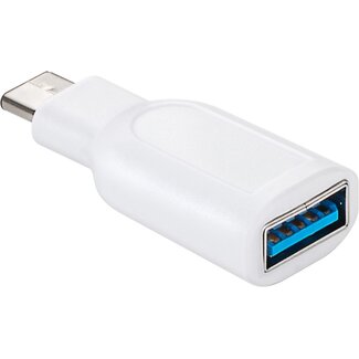Goobay USB-C (m) - USB-A (v) adapter - USB3.0 / wit