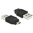 USB Micro B (m) - USB-A (m) adapter - USB2.0 / zwart