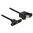 USB (v) - Micro USB (v) inbouw adapter - 0,25 meter