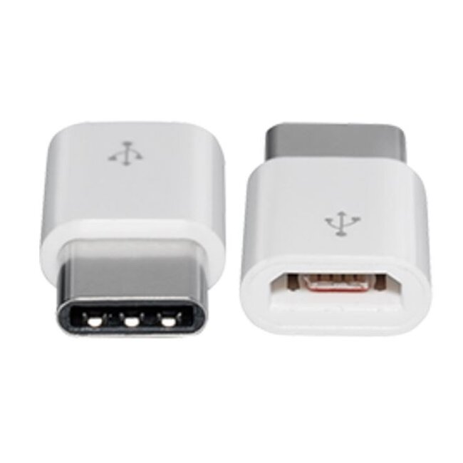 USB-C (m) - USB Micro B (v) adapter - USB2.0 / wit
