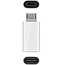 USB Micro B (m) - USB-C (v) adapter - USB2.0 / wit