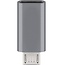 Premium USB Micro B (m) - USB-C (v) adapter - USB2.0 / metaal