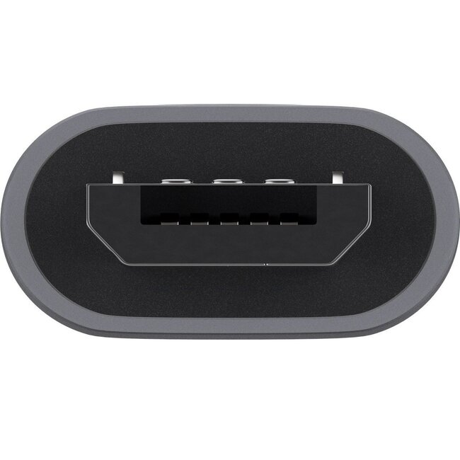 Premium USB Micro B (m) - USB-C (v) adapter - USB2.0 / metaal