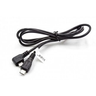 VHBW USB Micro B naar USB Micro B OTG oplaadkabel - USB2.0 - tot 1A / zwart - 1 meter