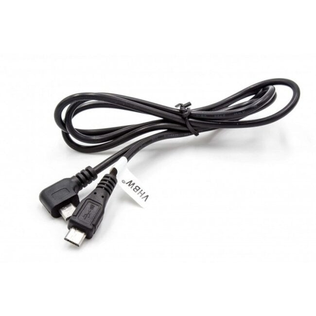 USB Micro B naar USB Micro B OTG oplaadkabel - USB2.0 - tot 1A / zwart - 1 meter
