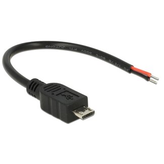 DeLOCK Delock - 2x open eind > micro-USB voedingskabel voor Raspberry Pi