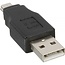 USB Mini B (m) - USB-A (m) adapter - USB2.0 / zwart