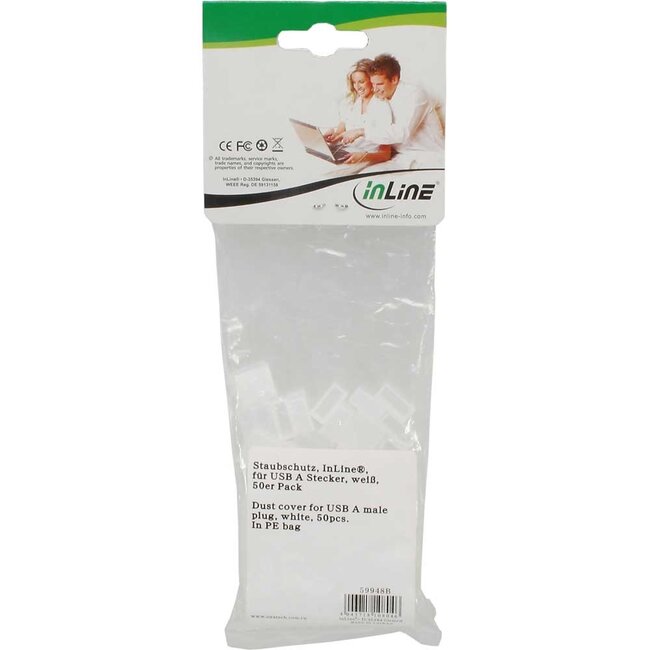 Afsluit cover voor USB-A (m) connector (50 stuks)