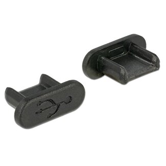 DeLOCK Afsluit cover / Poortbeschermer voor USB Micro B (v) poorten / zonder greep (10 stuks)