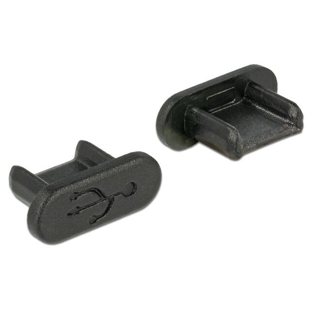 Afsluit cover / Poortbeschermer voor USB Micro B (v) poorten / zonder greep (10 stuks)
