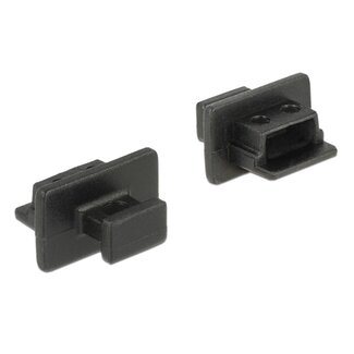 DeLOCK Afsluit cover / Poortbeschermer voor USB Mini B (v) poorten / met greep (10 stuks)