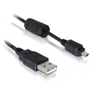 OTB USB Kabel voor Casio Foto camera 8-pins - 1,5 meter