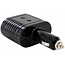 Mobiparts sigarettenaanstekerplug splitter met 2 12-24V poorten / zwart