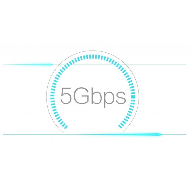 Orico USB desktop hub met 4 poorten - USB3.0 - busgevoed / aluminium - 1 meter