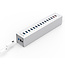 Orico USB hub met 13+2 poorten - USB3.0 - externe 12V voeding / aluminium - 1 meter