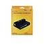 DeLOCK USB hub met 3 poorten en kaartlezer - USB3.0 - externe voeding / zwart