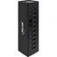 InLine USB hub met 10 poorten - USB3.0 - externe 12V voeding / zwart - 1 meter