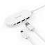 Orico USB-C hub met 3x USB-A en 1x USB-C poort - busgevoed - USB3.0 / wit - 0,30 meter