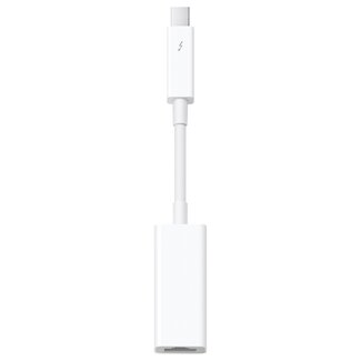 Apple Apple MD463ZM/A Thunderbolt naar RJ45 Gigabit Ethernet adapter / wit - 0,10 meter