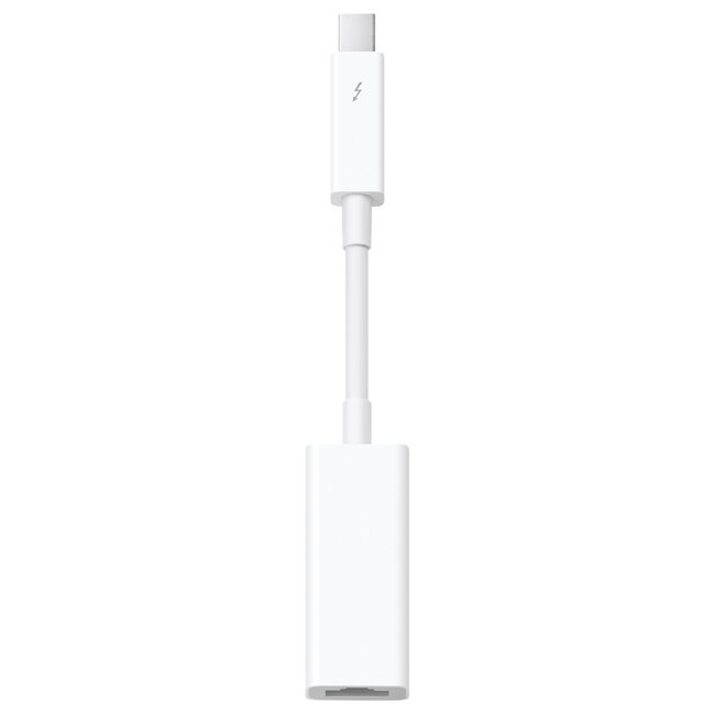 Apple MD463ZM/A Thunderbolt naar RJ45 Gigabit Ethernet adapter / wit - 0,10 meter