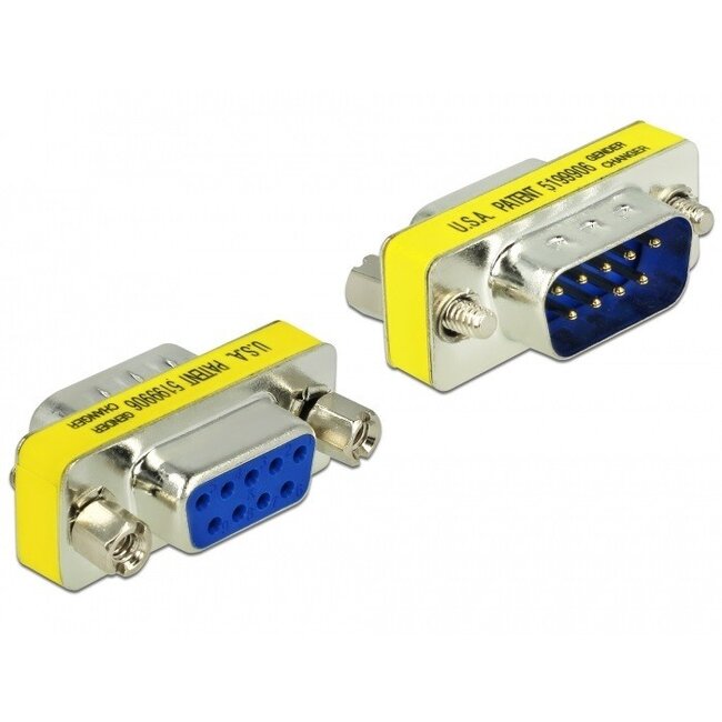 Serieel RS232 poortbeschermer 9-pins SUB-D (m) - 9-pins SUB-D (v)