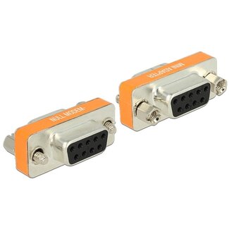 ACT Seriële RS232 null modemadapter 9-pins SUB-D (v) - 9-pins SUB-D (v)