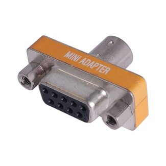 Transmedia Seriële RS232 adapter 9-pins SUB-D (v) - Mini DIN 6-pins PS/2 (m)