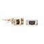 Seriële RS232 adapter 9-pins SUB-D (m) - RJ45 (v) / beige