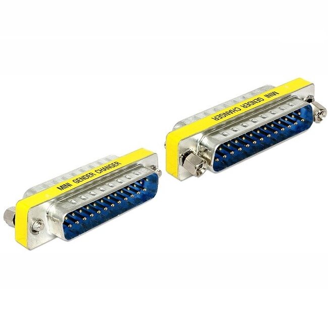 Serieel RS232 koppelstuk 25-pins SUB-D (m) 25-pins SUB-D (m)