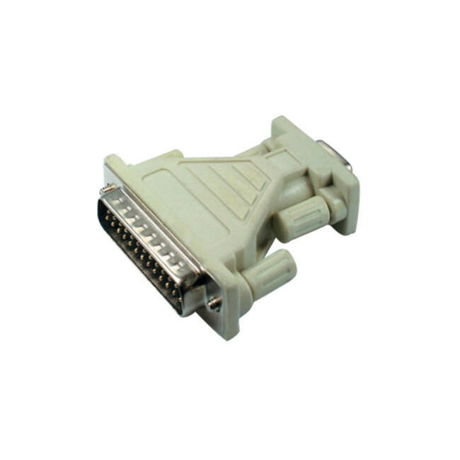 Seriële RS232 adapter 9-pins SUB-D (m) - 25-pins SUB-D (m)