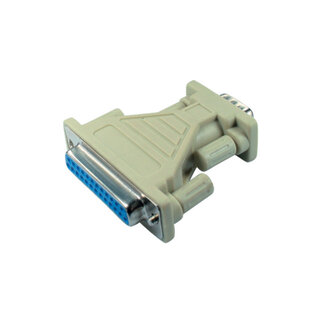 S-Impuls Seriële RS232 adapter 9-pins SUB-D (m) - 25-pins SUB-D (v)