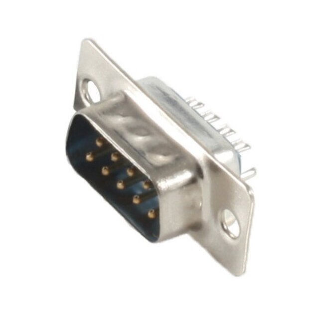 Seriële RS232 connector 9-pins SUB-D (m) / solderen