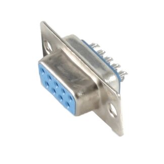 S-Impuls Seriële RS232 connector 9-pins SUB-D (v) / solderen