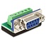 Seriële RS232 connector 9-pins SUB-D (v) - 6-pins Terminal Block / schroeven