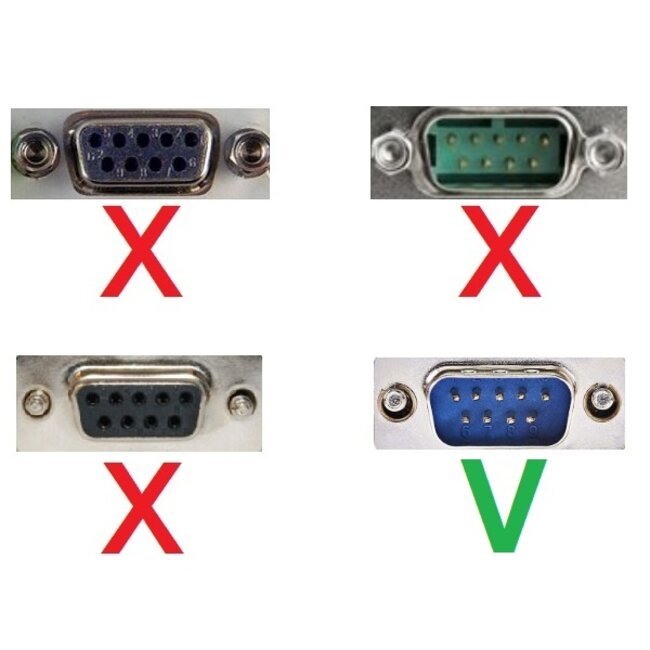 USB-A (m) naar 9-pins SUB-D met moeren (v) seriële RS232 adapter / FTDI chip - 1,8 meter