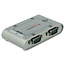 USB-A (m) naar 4x 9-pins SUB-D met moeren (m) seriële RS232 adapter / ASIX chip