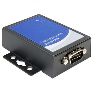 DeLOCK USB-A (m) naar 9-pins SUB-D met moeren (m) seriële RS422/RS485 adapter / FTDI/Sipex chip / met dip switch / ESD protectie