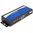 USB-A (m) naar 4x 9-pins SUB-D met moeren (m) seriële RS422/RS485 adapter / FTDI/Sipex chip / met dip switch / ESD protectie