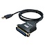 USB-A (m) naar 36-pins SUB-D (m) IEEE1284 parallelle printerkabel - 0,80 meter