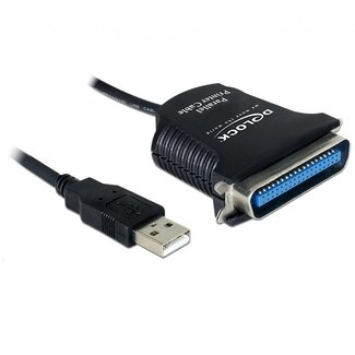 DeLOCK Premium USB-A (m) naar 36-pins SUB-D (m) IEEE1284 parallelle printerkabel - 0,80 meter