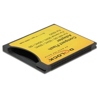 DeLOCK Compact Flash adapter voor SD geheugenkaarten - CF type I