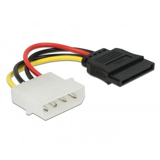 DeLOCK Molex (m) - SATA (v) adapter - 0,075 meter