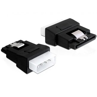 DeLOCK Molex (m) - SATA (v) met metalen klem adapter
