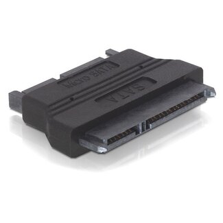 DeLOCK Micro SATA (m) - SATA (v) adapter - SATA300 - 3 Gbit/s