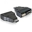 Power over eSATA (eSATAp) naar eSATA en USB-A adapter - SATA300 - 3 Gbit/s / zwart