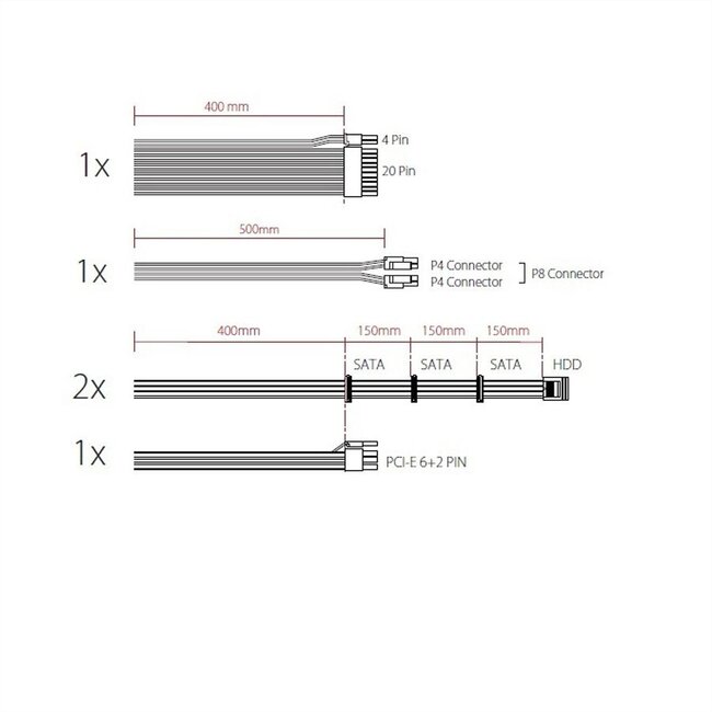 Xilence interne PC-voeding (PSU) / 600W