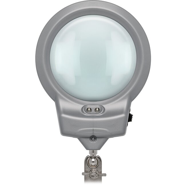 3e hand met vergrootglas met LED's, houder en spons