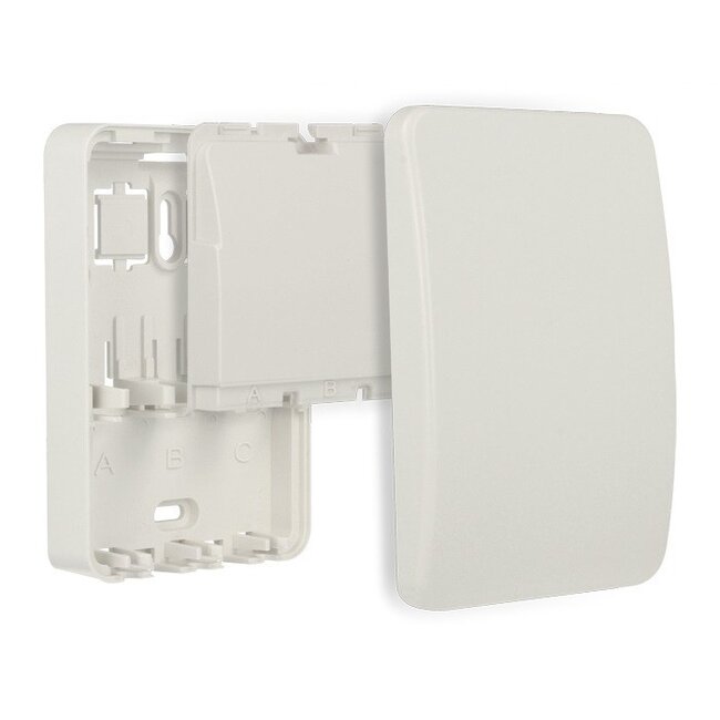 Afsluitbare uitvoerdoos | voor 3 Keystone modules | wit